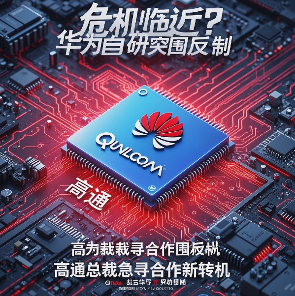 高通 “断供” 危机临近？华为自研突围反制，高通总裁急寻合作新转机